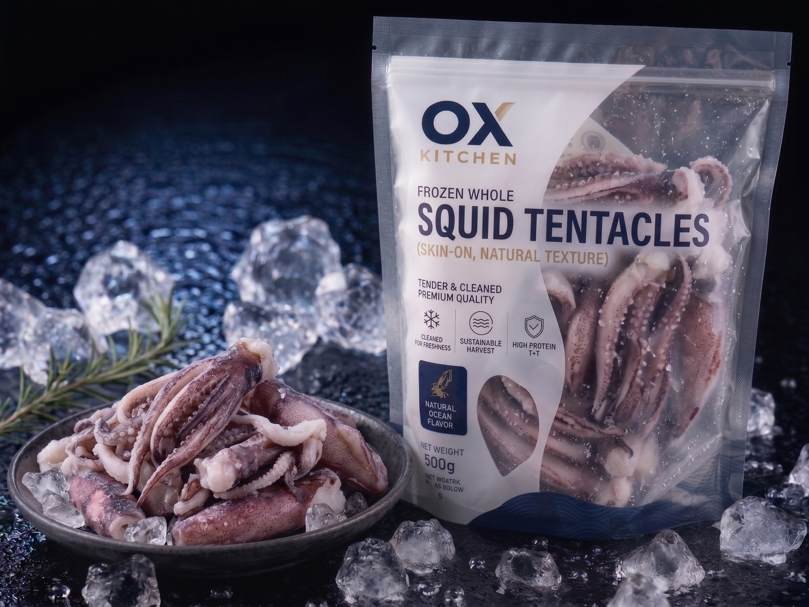 Frozen Squid Tentacles